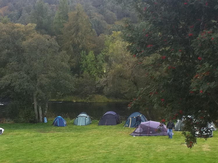 Camping at the Riverside
